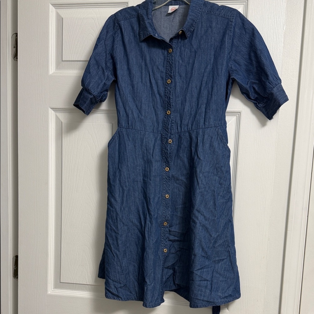 Wonder Nation Blue Casual Kids Dress